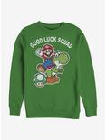 Nintendo Super Mario Good Luck Squad Sweatshirt, KELLY, hi-res