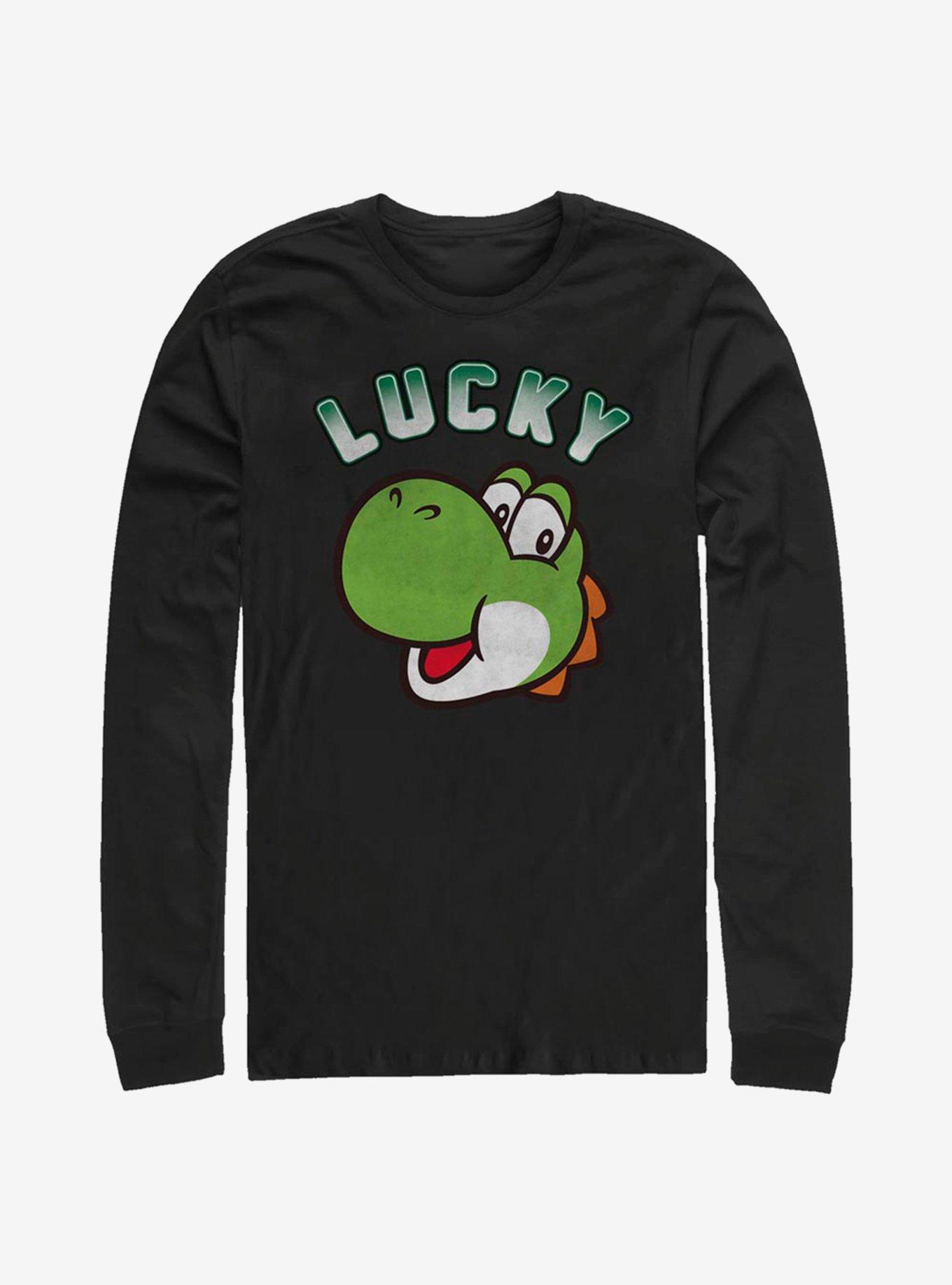 Nintendo Super Mario Lucky Yoshi Long-Sleeve T-Shirt, , hi-res