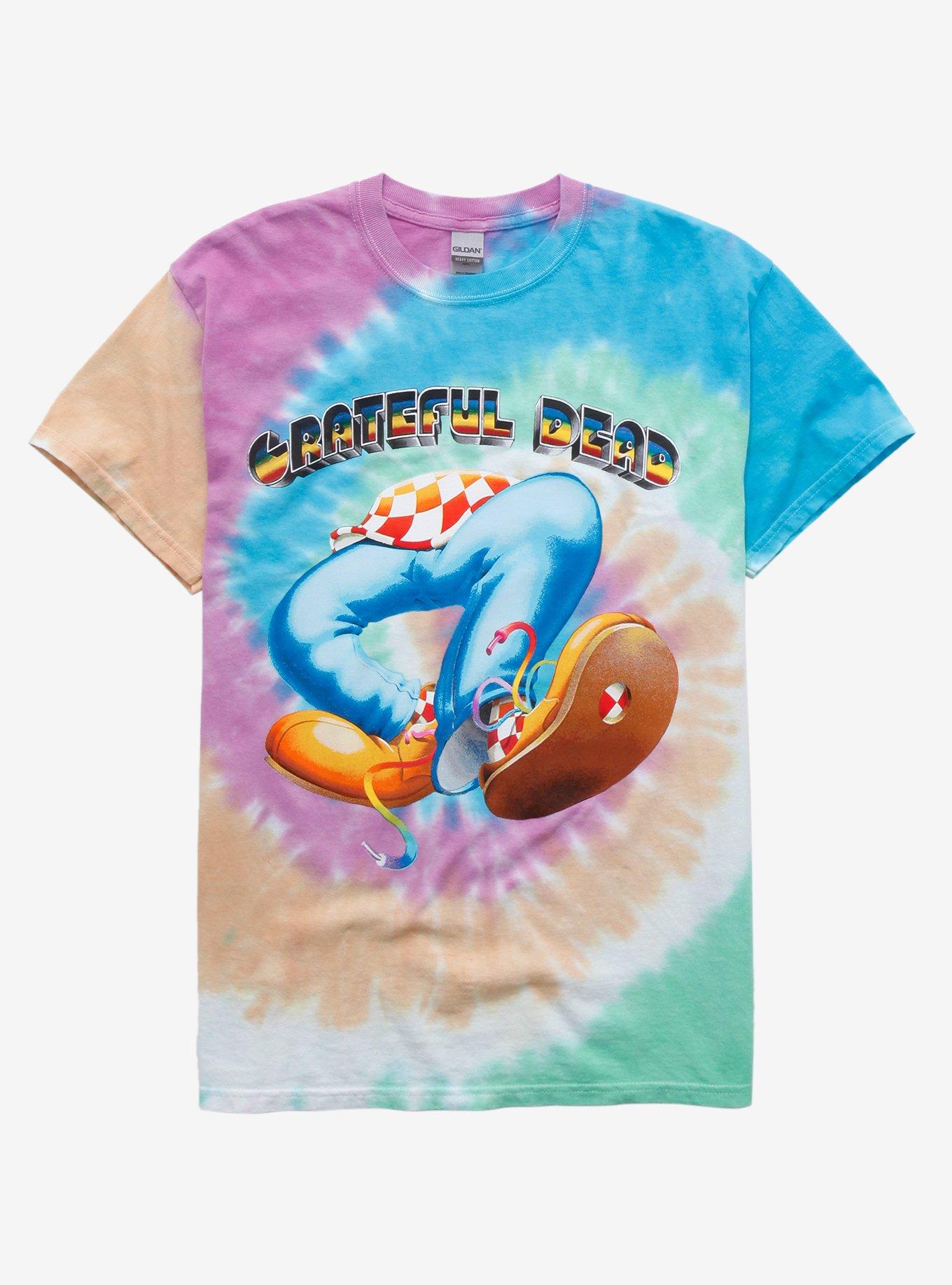 Junk Food Short-Sleeve Grateful Dead Logo Graphic Tie-Dye T-Shirt