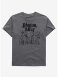 Harry Potter Diagon Alley Portrait T-Shirt - BoxLunch Exclusive, DARK GREY, hi-res