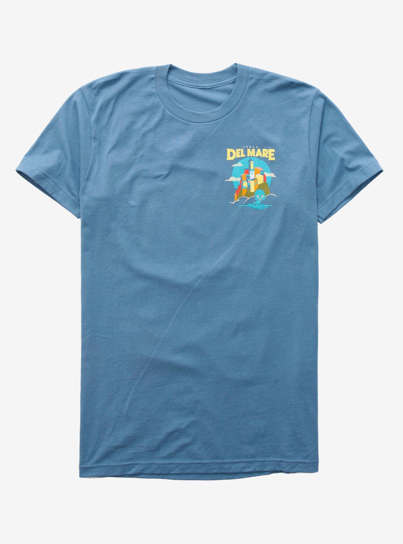 Disney Pixar Luca Isola Del Mare T-Shirt - BoxLunch Exclusive, SLATE, hi-res
