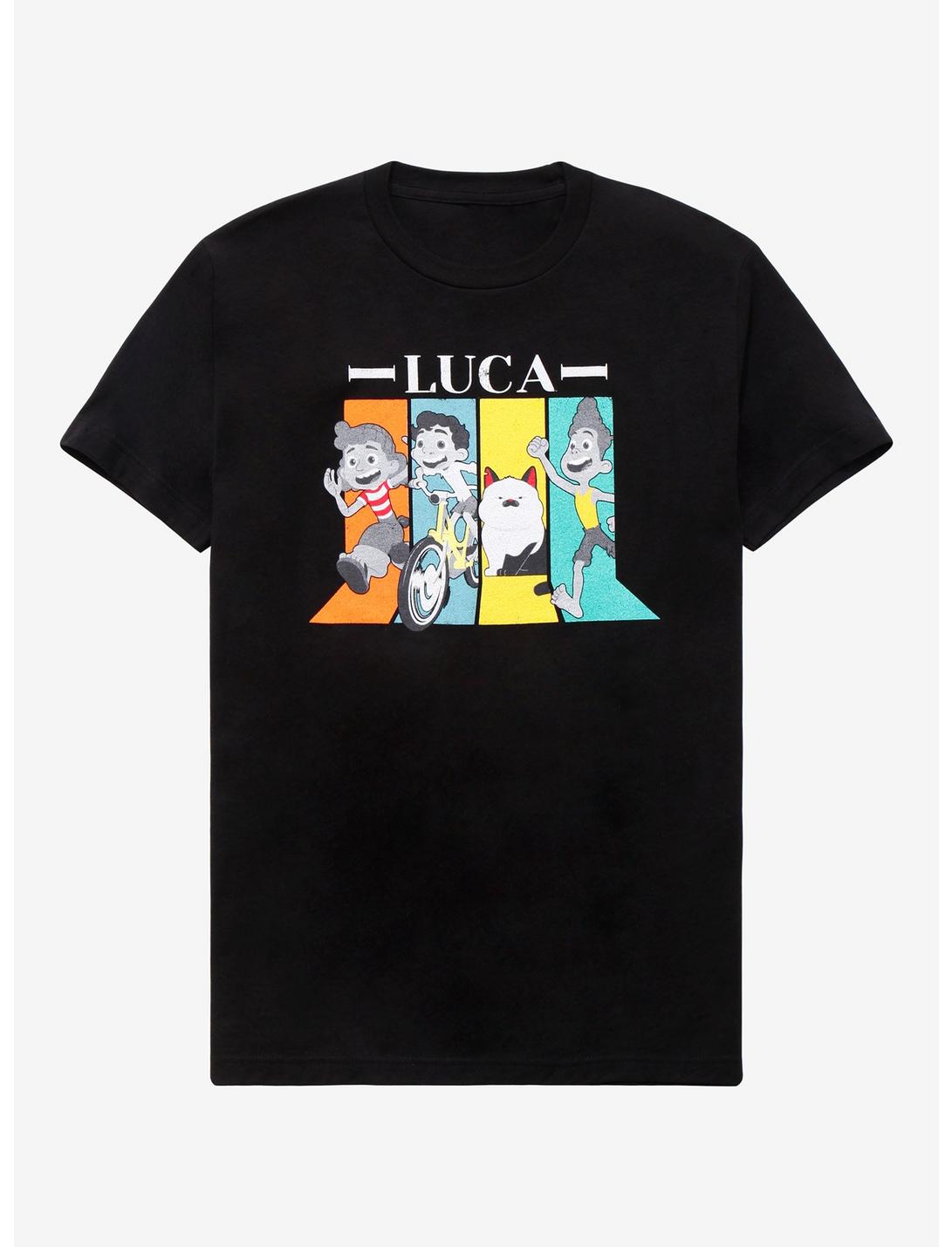 Disney Pixar Luca Character Panels T-Shirt, BLACK, hi-res