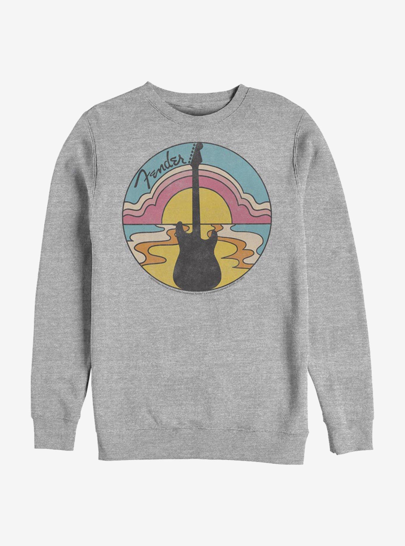 Fender 70's Crew Sweatshirt, ATH HTR, hi-res