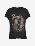 Fender Strat Box Girls T-Shirt, BLACK, hi-res