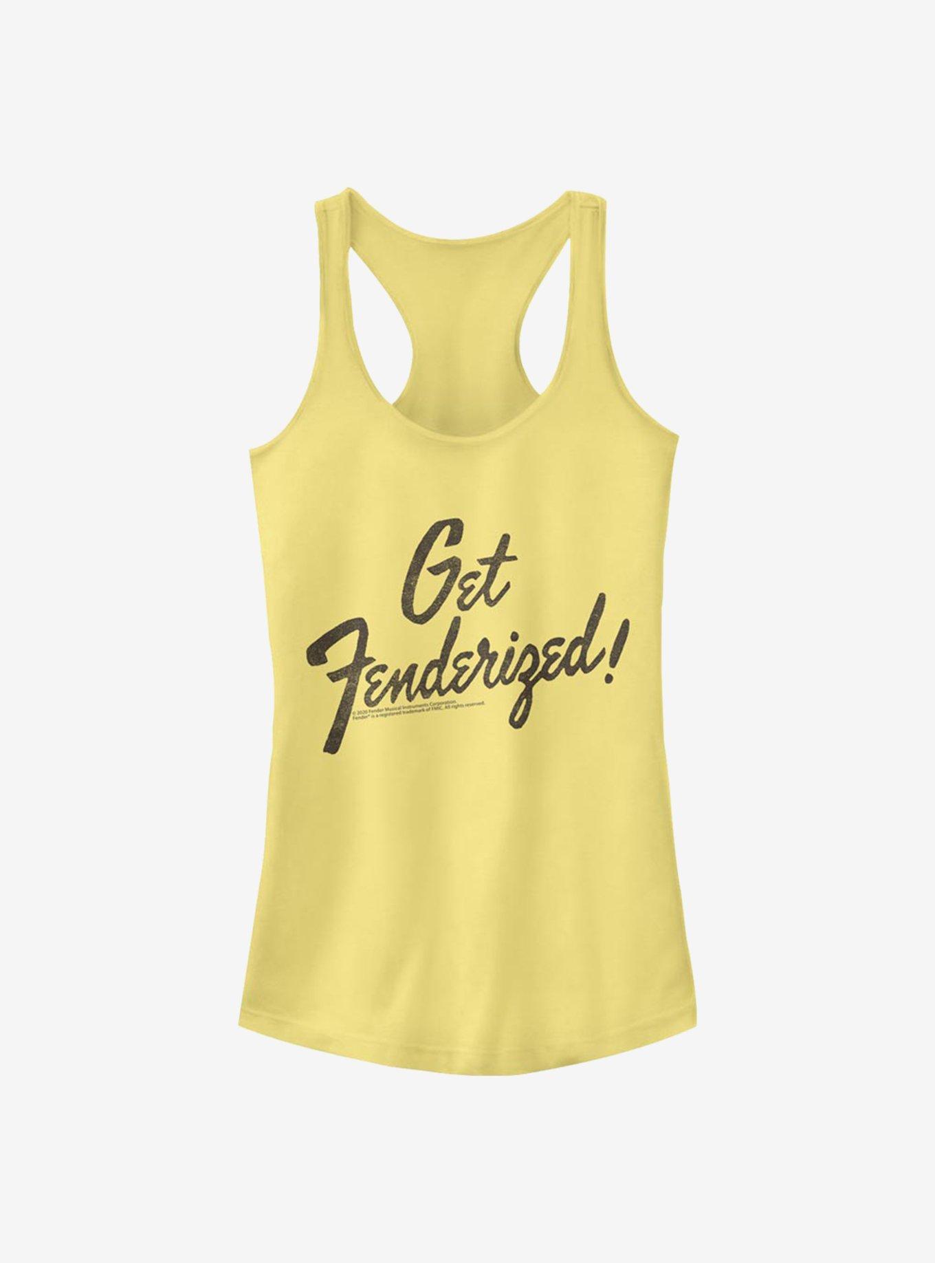 Fender Get Fenderized! Girls Tank, BANANA, hi-res