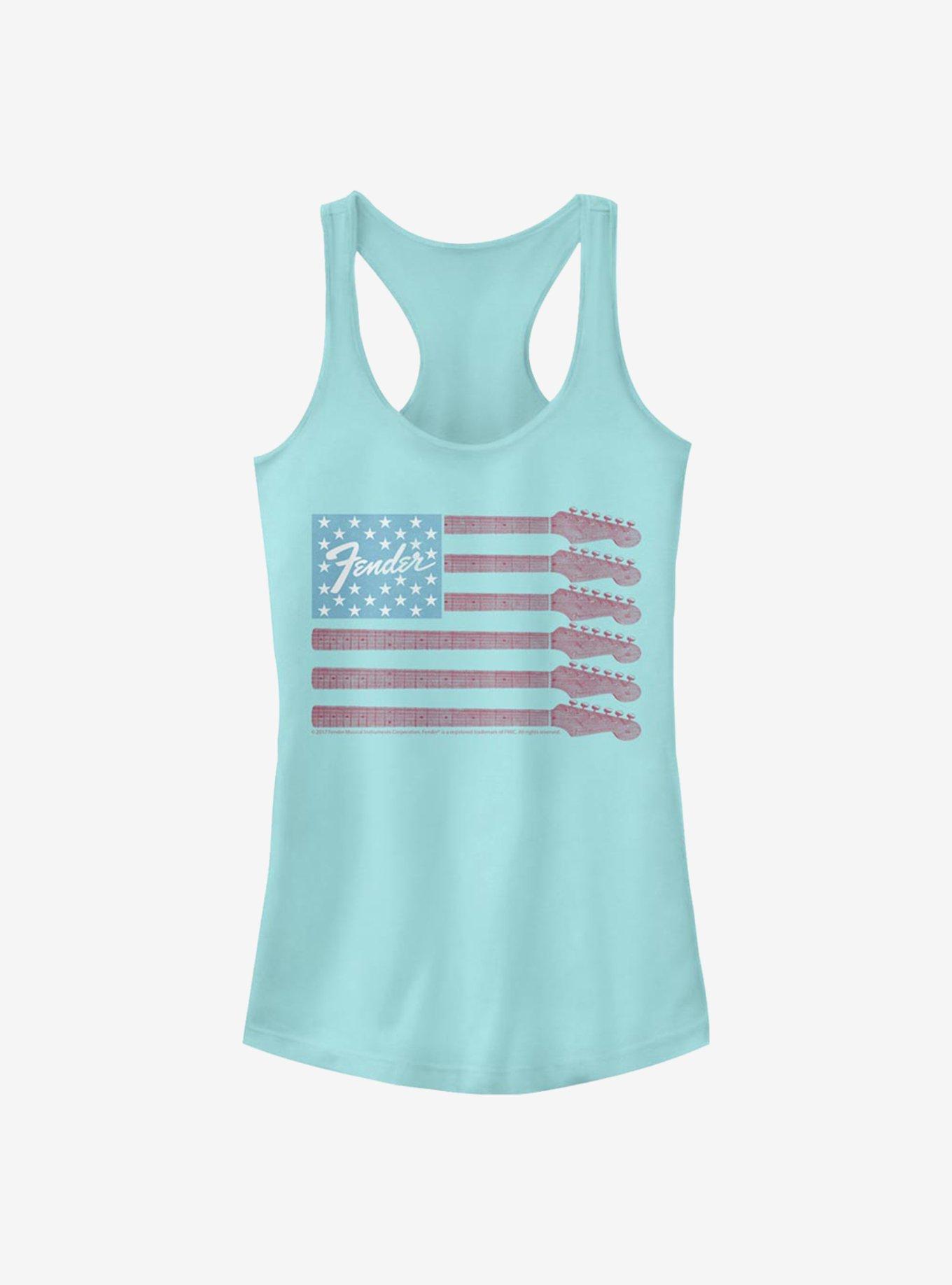 Fender Guitar Flag Girls Tank, CANCUN, hi-res