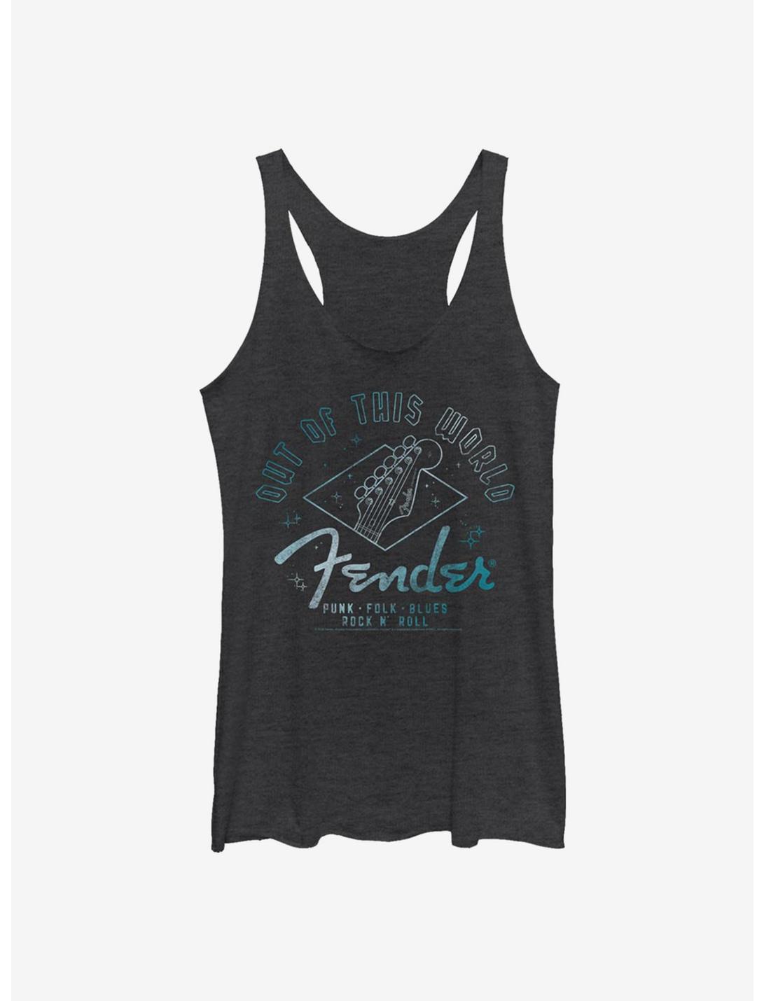 Fender Out Of This World Girls Tank, BLK HTR, hi-res