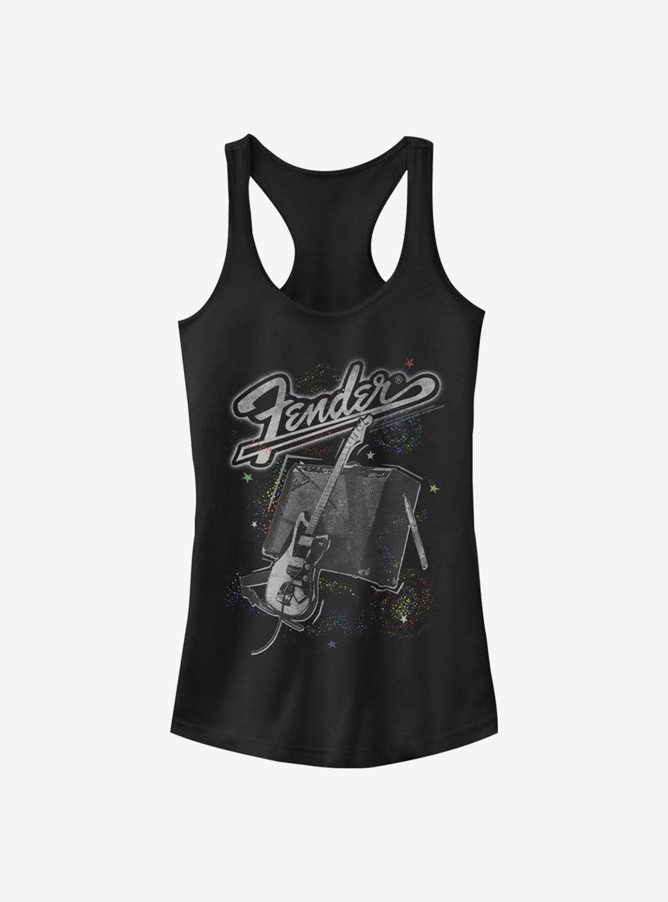 Fender Space Fender Girls Tank, BLACK, hi-res