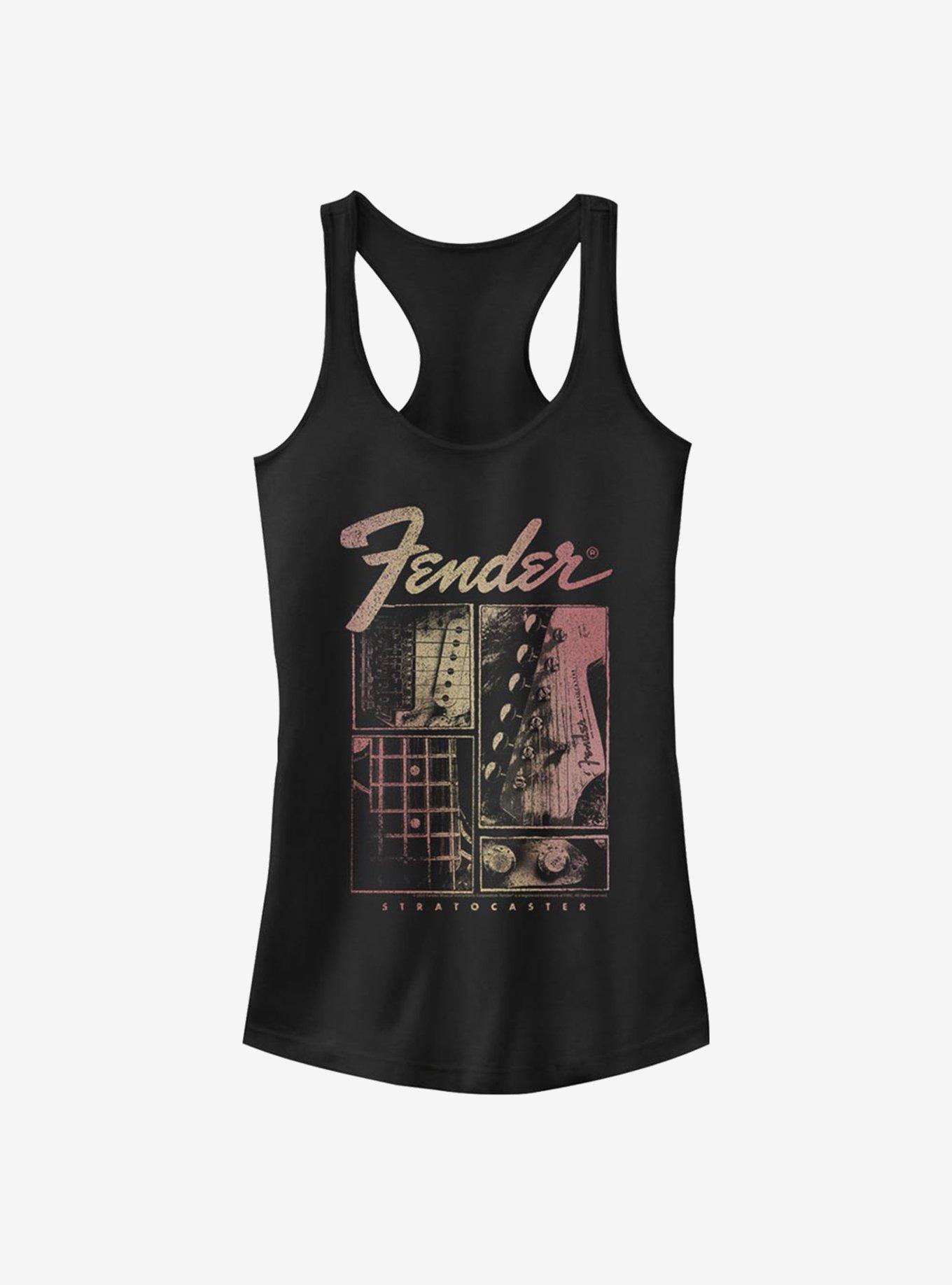 Fender Strat Box Girls Tank, BLACK, hi-res