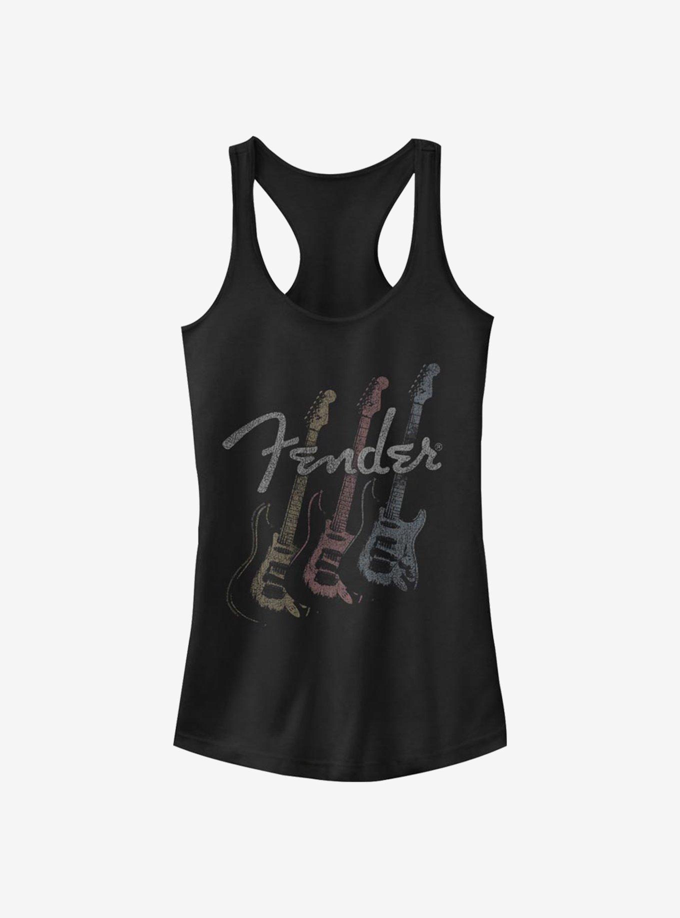 Fender Triple Fret Girls Tank, BLACK, hi-res