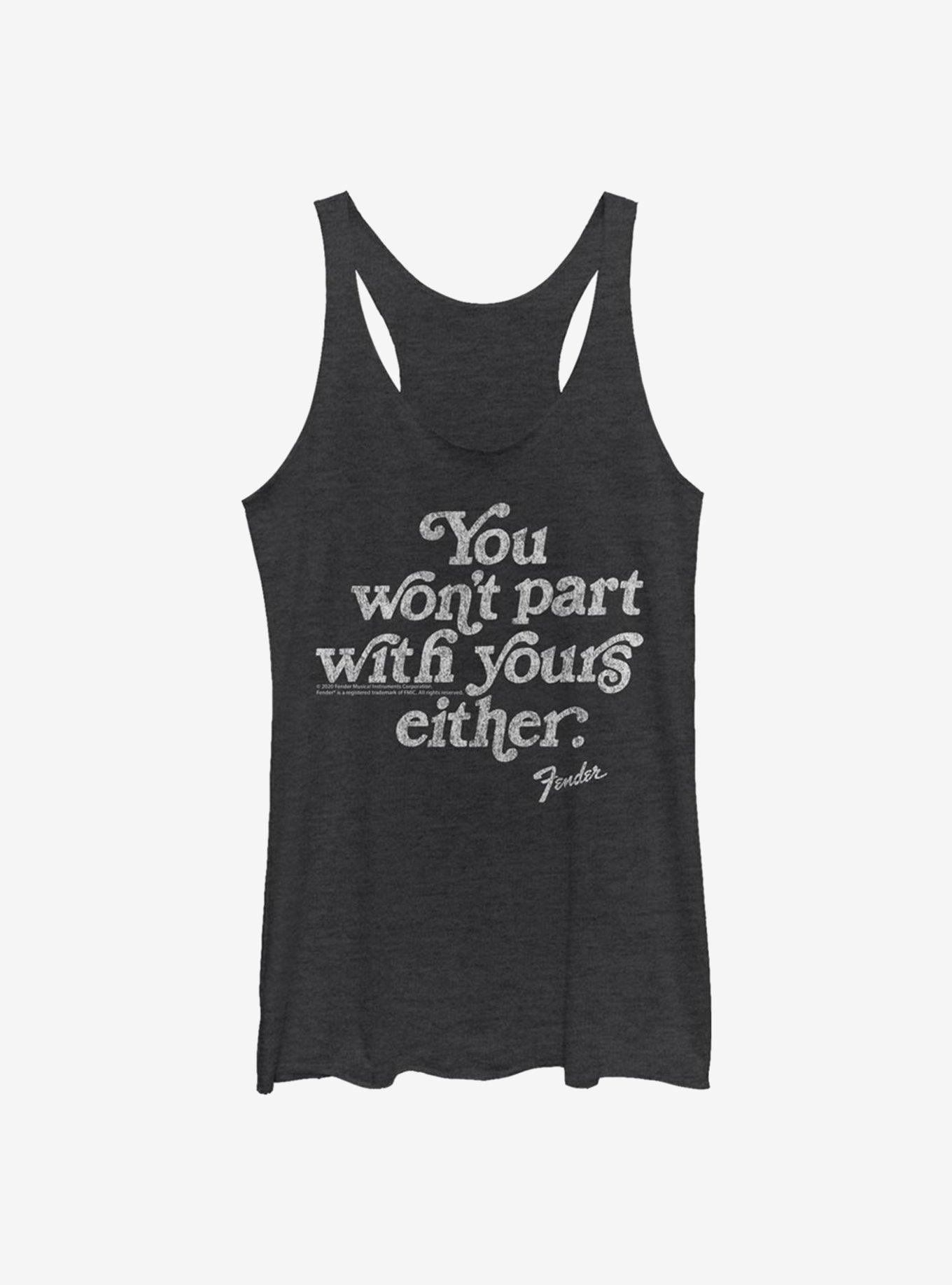 Fender Vintage Quote Girls Tank, BLK HTR, hi-res