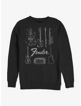 Fender Chart Crew Sweatshirt, , hi-res