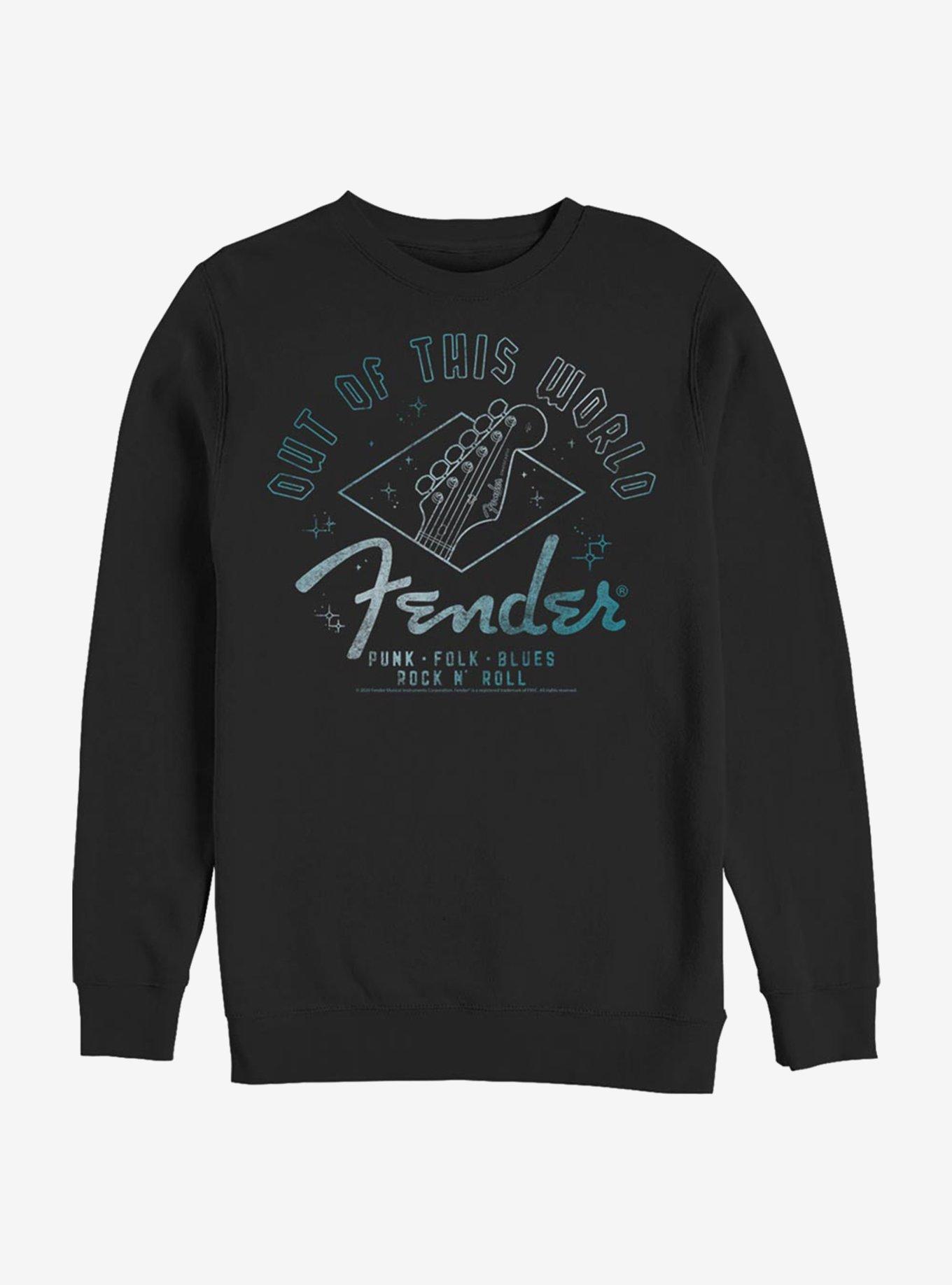 Fender Out Of This World Crew Sweatshirt, BLACK, hi-res