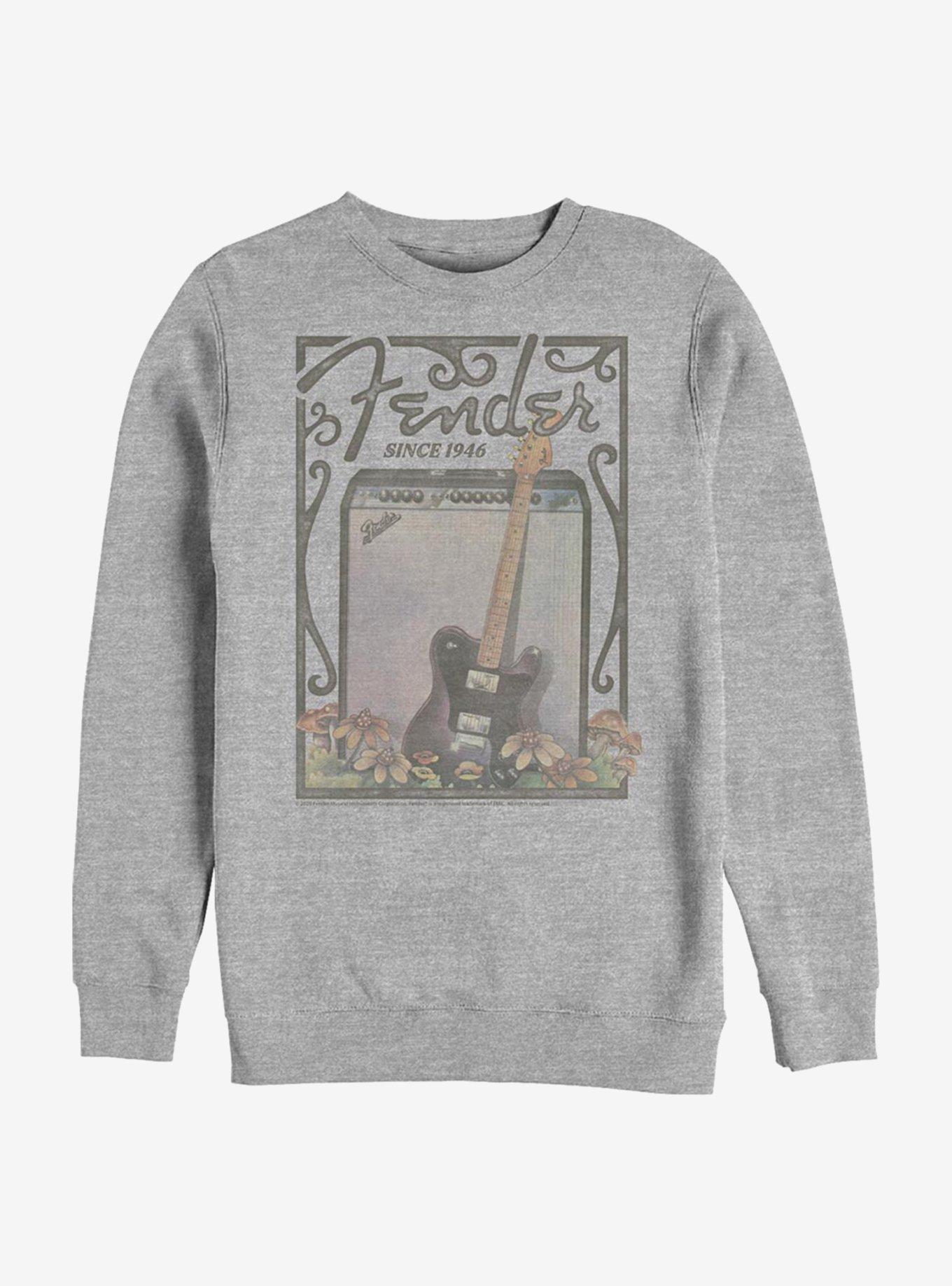 Fender Retro Poster Crew Sweatshirt, , hi-res