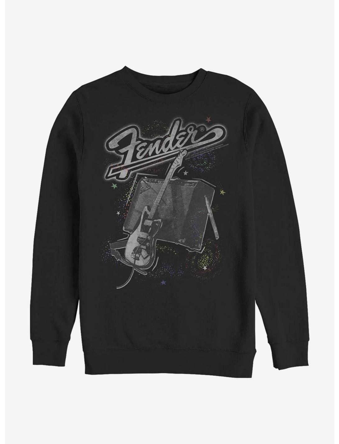 Fender Space Fender Crew Sweatshirt, BLACK, hi-res