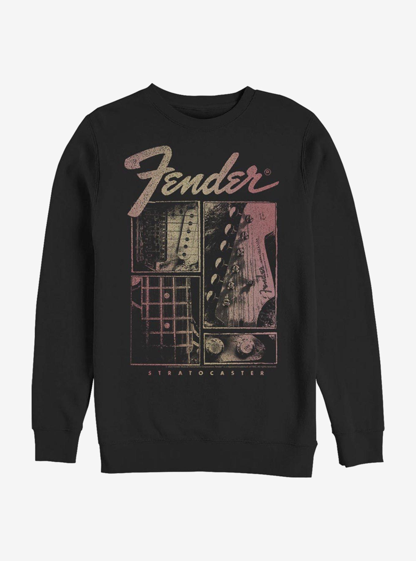 Fender Strat Box Crew Sweatshirt, BLACK, hi-res