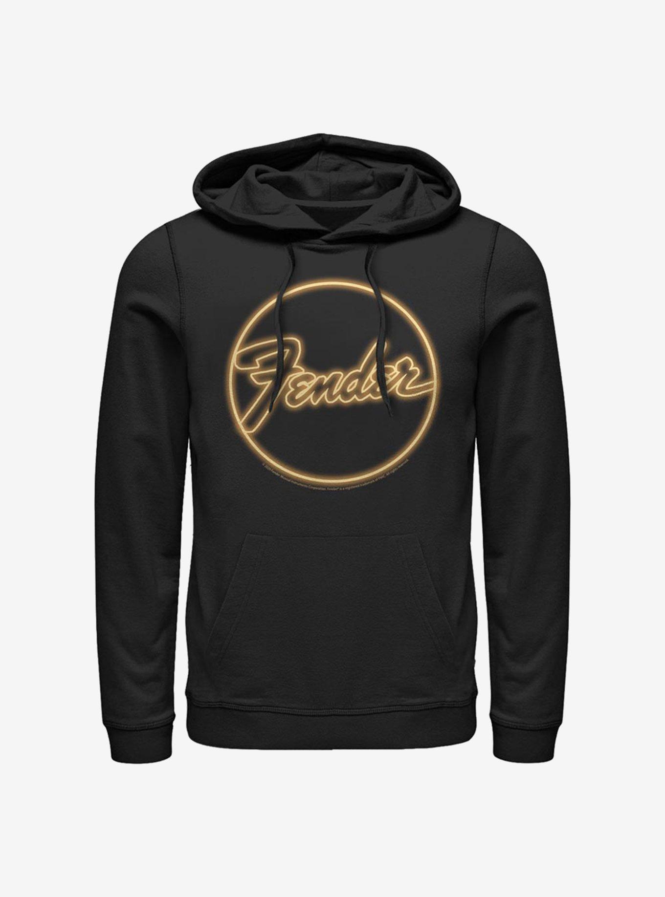 Fender Neon Sign Logo Hoodie, , hi-res