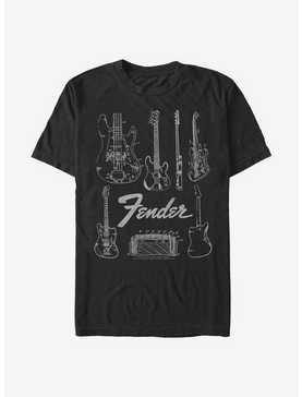 Fender Chart T-Shirt, , hi-res