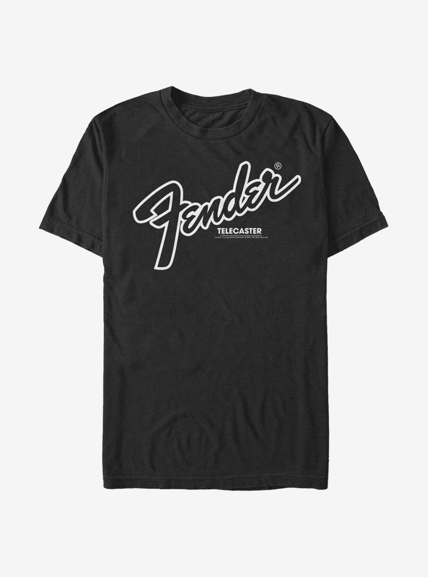 Fender Logo T-Shirt, BLACK, hi-res