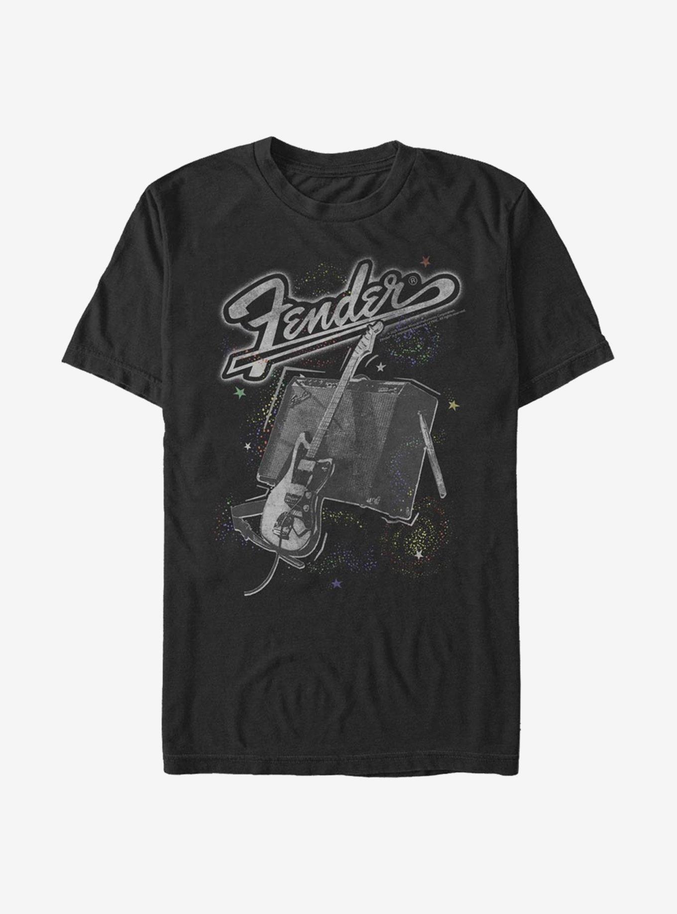 Fender Space Fender T-Shirt, BLACK, hi-res