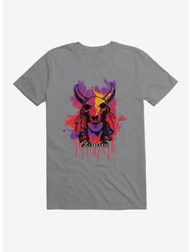Zorro Cow Skull T-Shirt, STORM GREY, hi-res