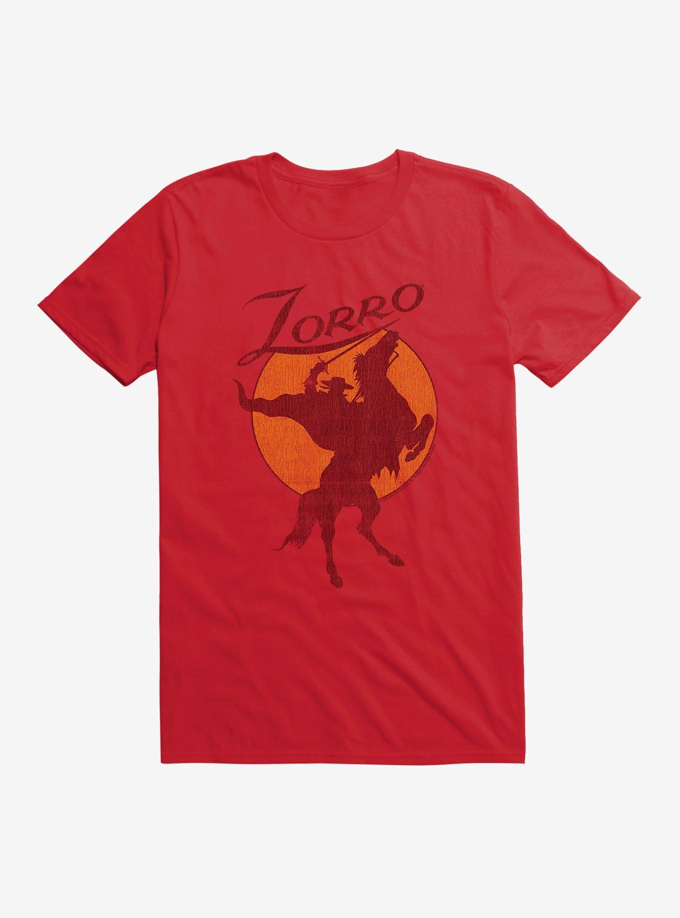 Zorro Silhouette Distress T-Shirt, , hi-res