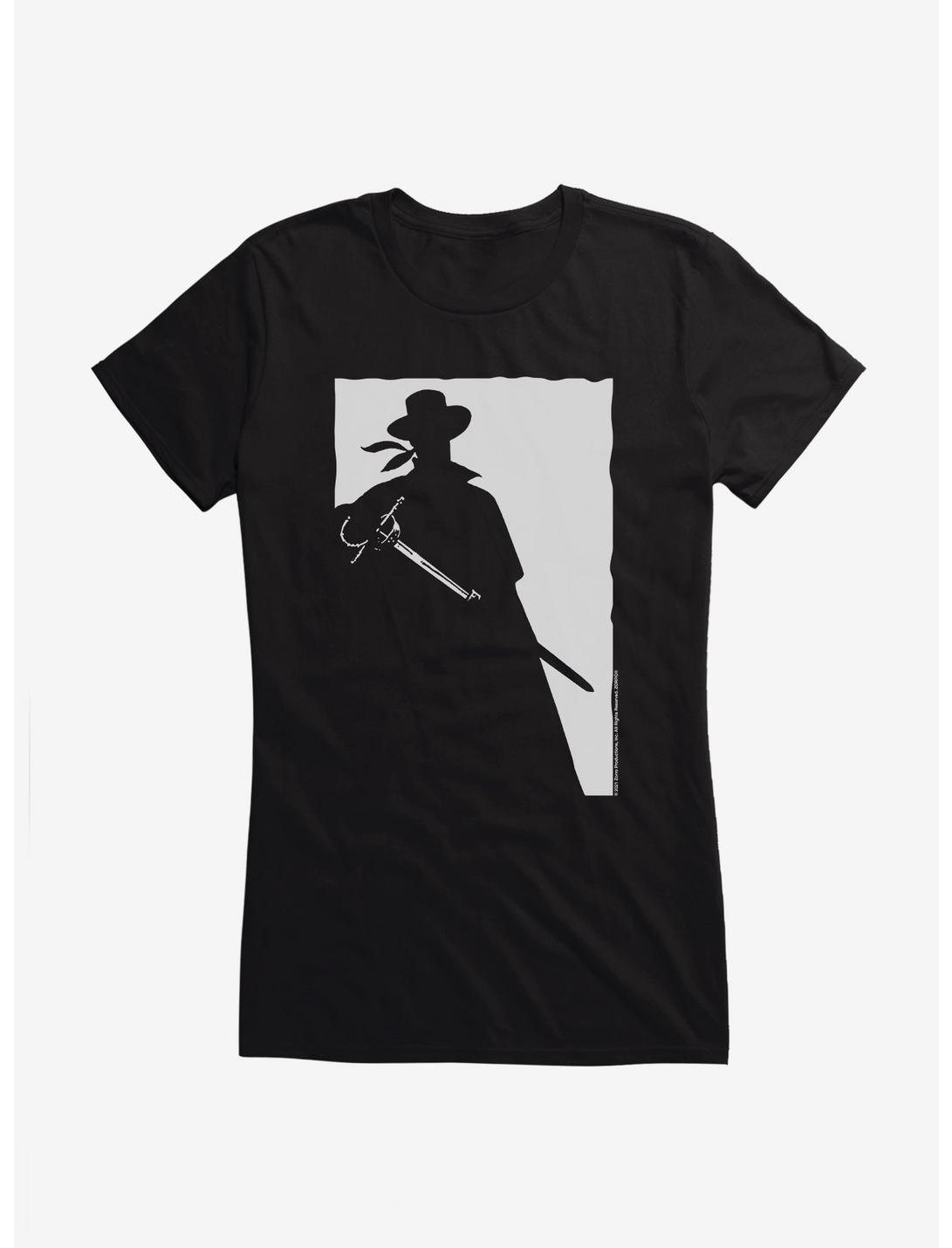 Zorro Door Shadow Girls T-Shirt, , hi-res