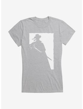 Zorro Door Shadow Girls T-Shirt, HEATHER, hi-res