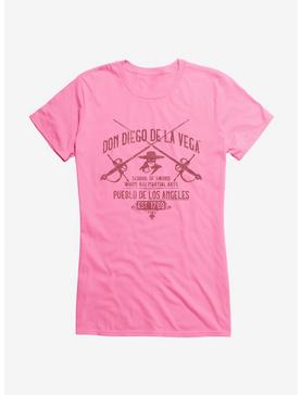 Zorro School Of Sword Girls T-Shirt, CHARITY PINK, hi-res