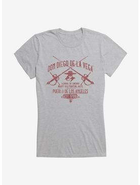 Zorro School Of Sword Girls T-Shirt, HEATHER, hi-res