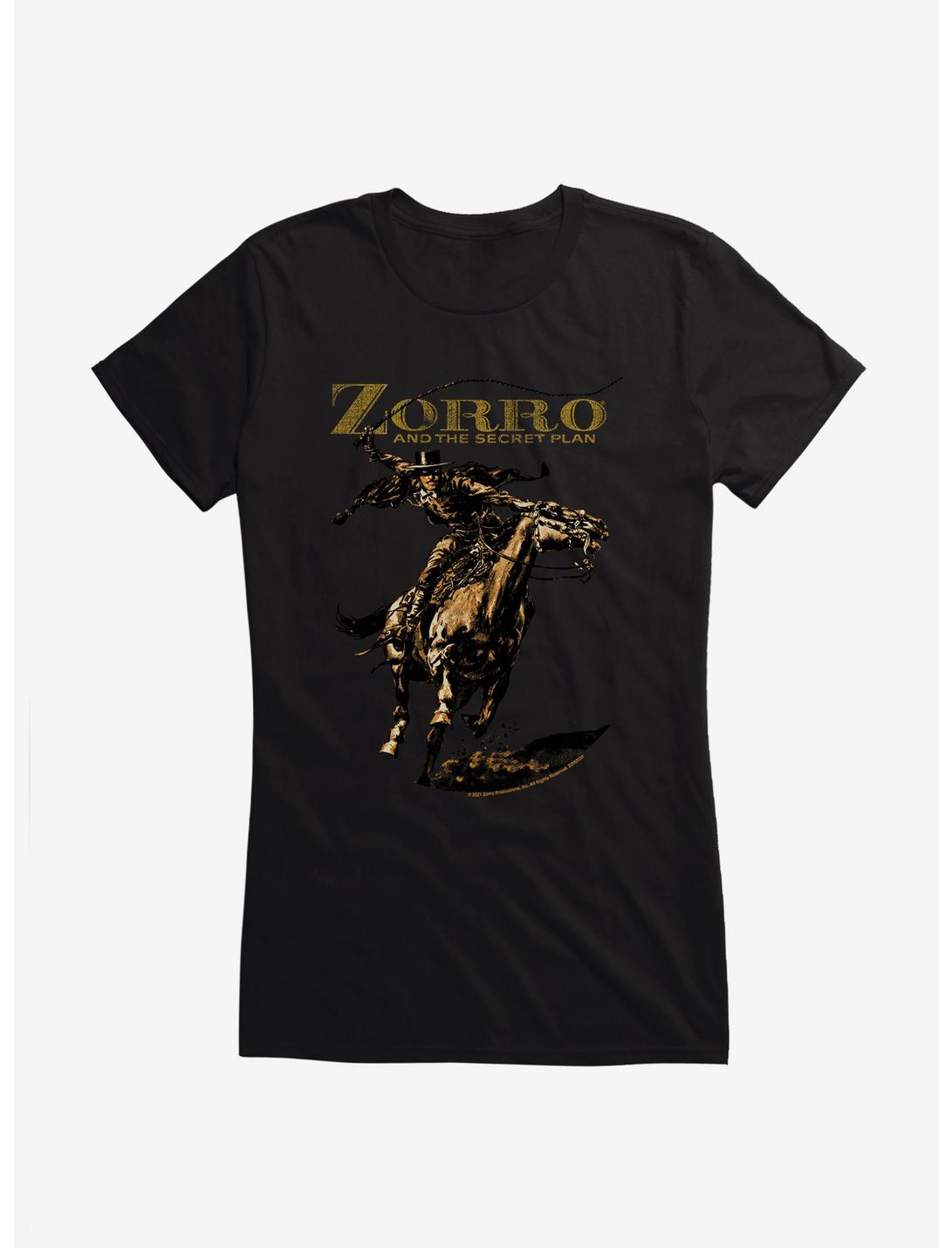 Plus Size Zorro Secret Plan Girls T-Shirt, , hi-res