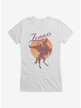 Zorro Silhouette Distress Girls T-Shirt, , hi-res