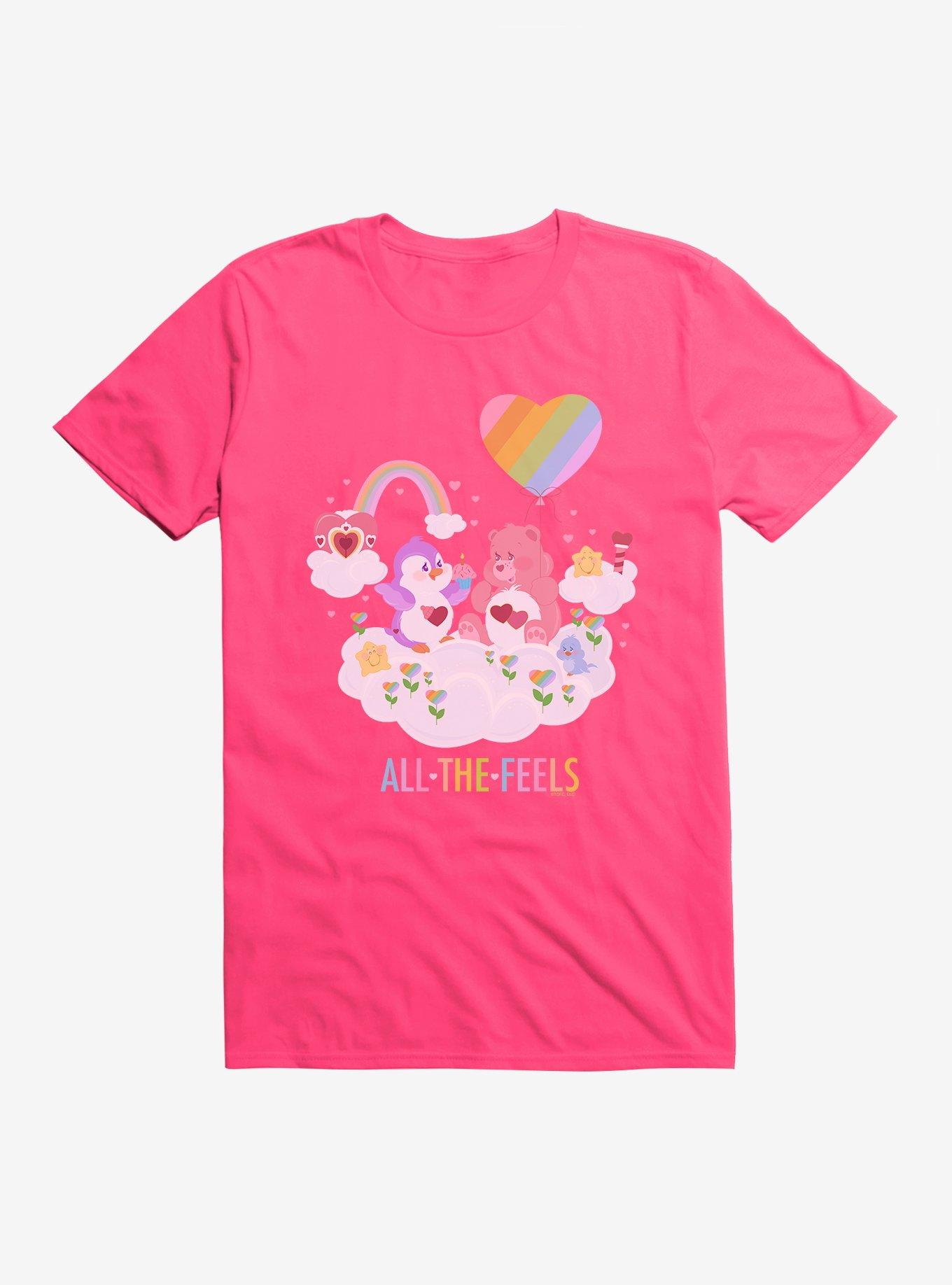 Care Bears All The Feels Heart T-Shirt, HOT PINK, hi-res