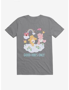 Care Bears Birthday Bear & Cheer Bear Good Vibes Only T-Shirt, STORM GREY, hi-res