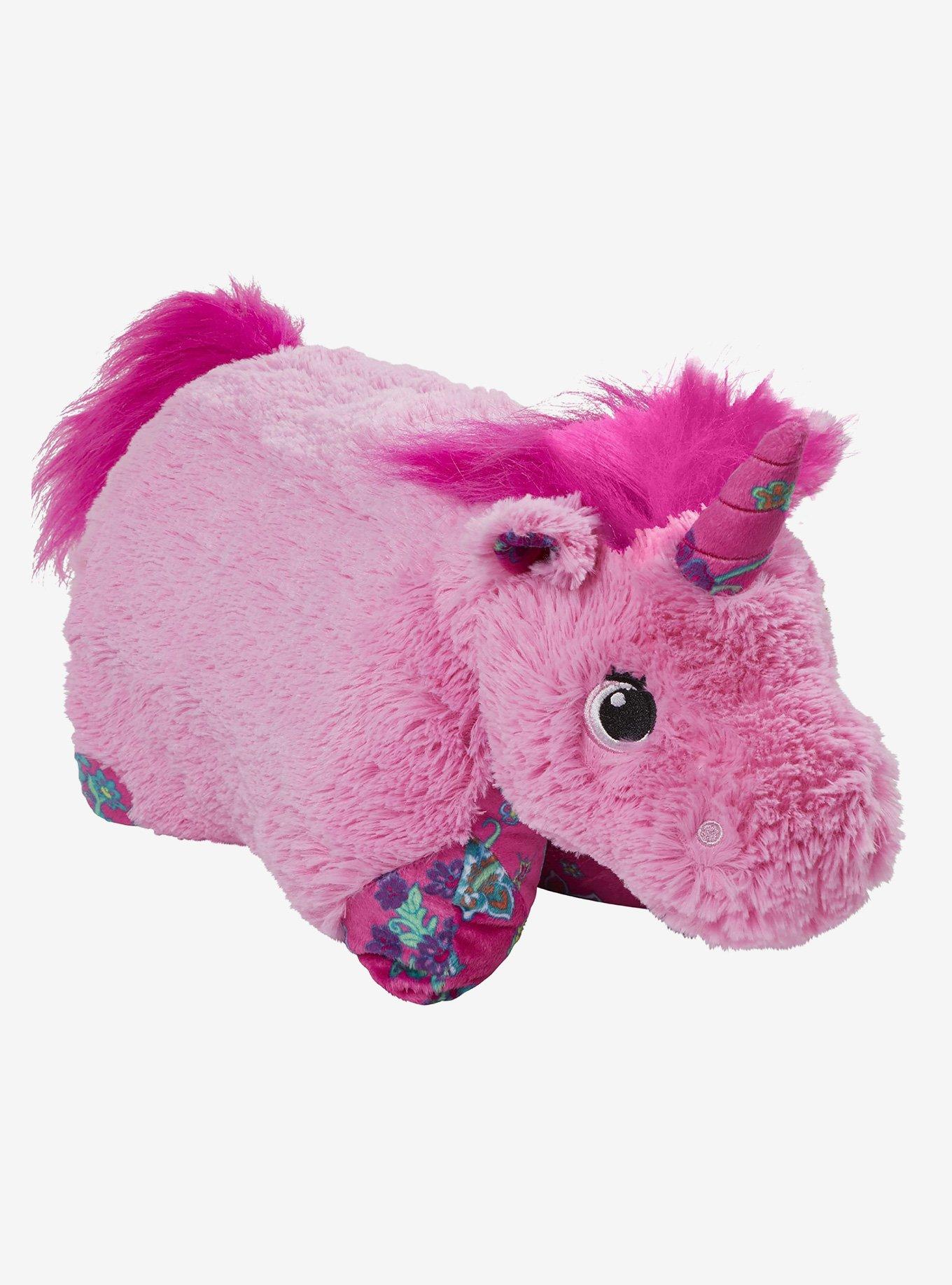 Colorful Pink Unicorn Pillow Pets Plush Toy