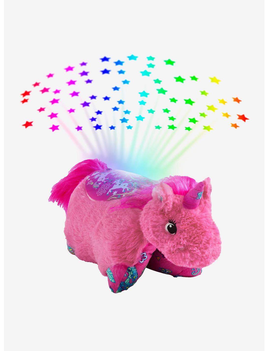 Colorful Pink Unicorn Sleeptime Lite Pillow Pets Plush Toy, , hi-res