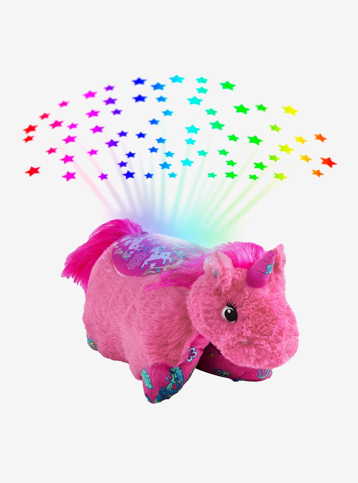 Colorful Pink Unicorn Sleeptime Lite Pillow Pets Plush Toy, , hi-res