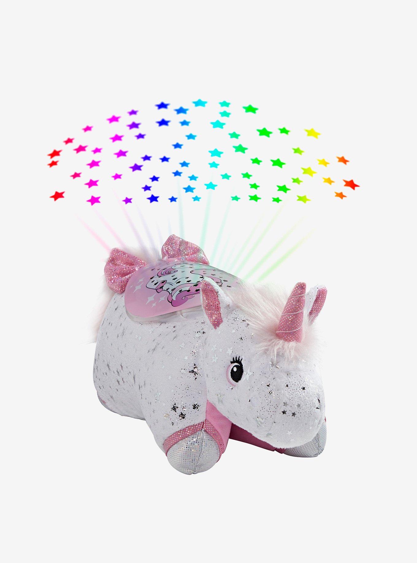 Glittery Unicorn Sleeptime Lite Pillow Pets Plush Toy | BoxLunch, image size:1091x1430