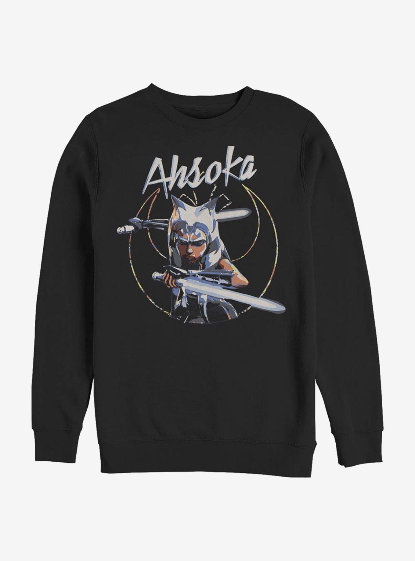 Star Wars The Clone Wars Ahsoka Tano Rebel Sweatshirt, BLACK, hi-res