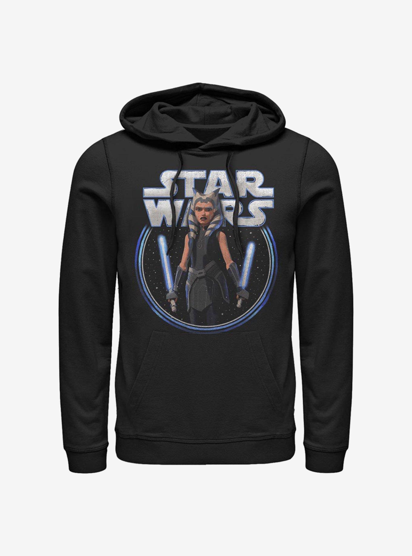 Star Wars: The Clone Wars Ahsoka Stars Hoodie, BLACK, hi-res