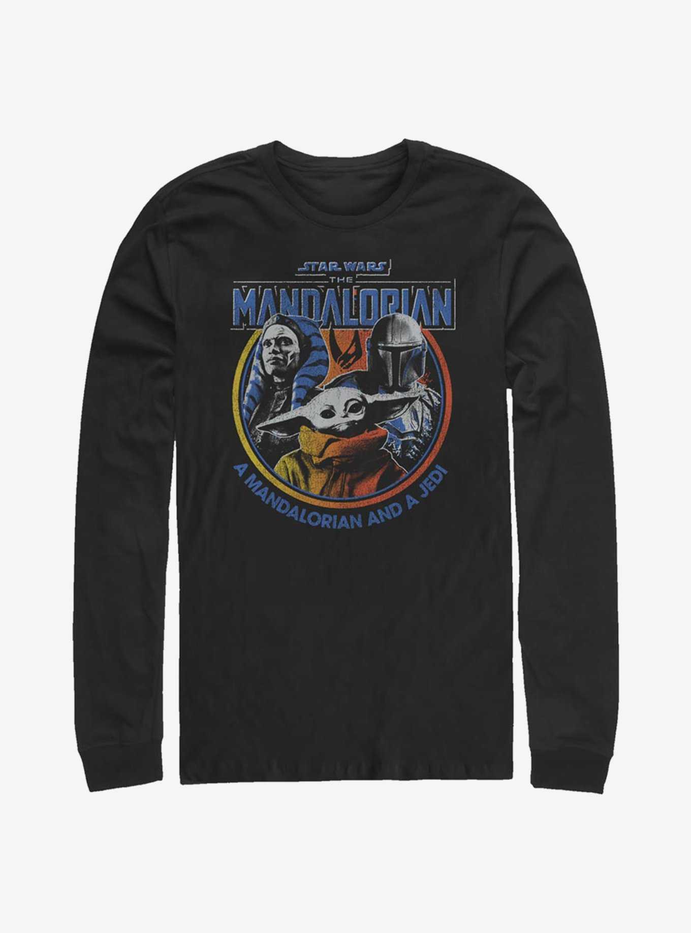 Star Wars The Mandalorian Retro Bright Long-Sleeve T-Shirt, , hi-res