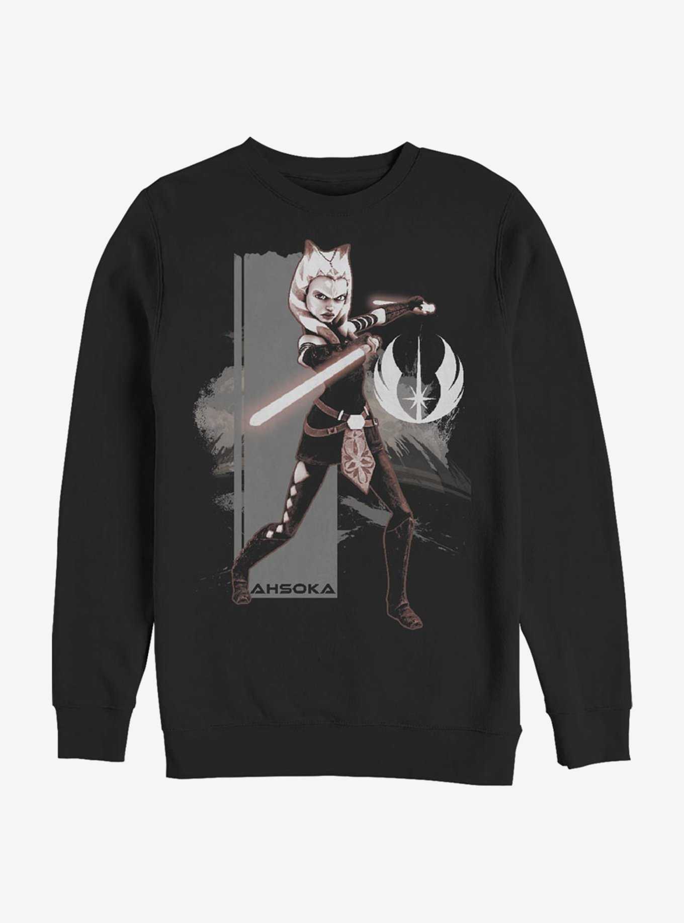 Star Wars Ahsoka Grey Jedi Crew Sweatshirt, , hi-res