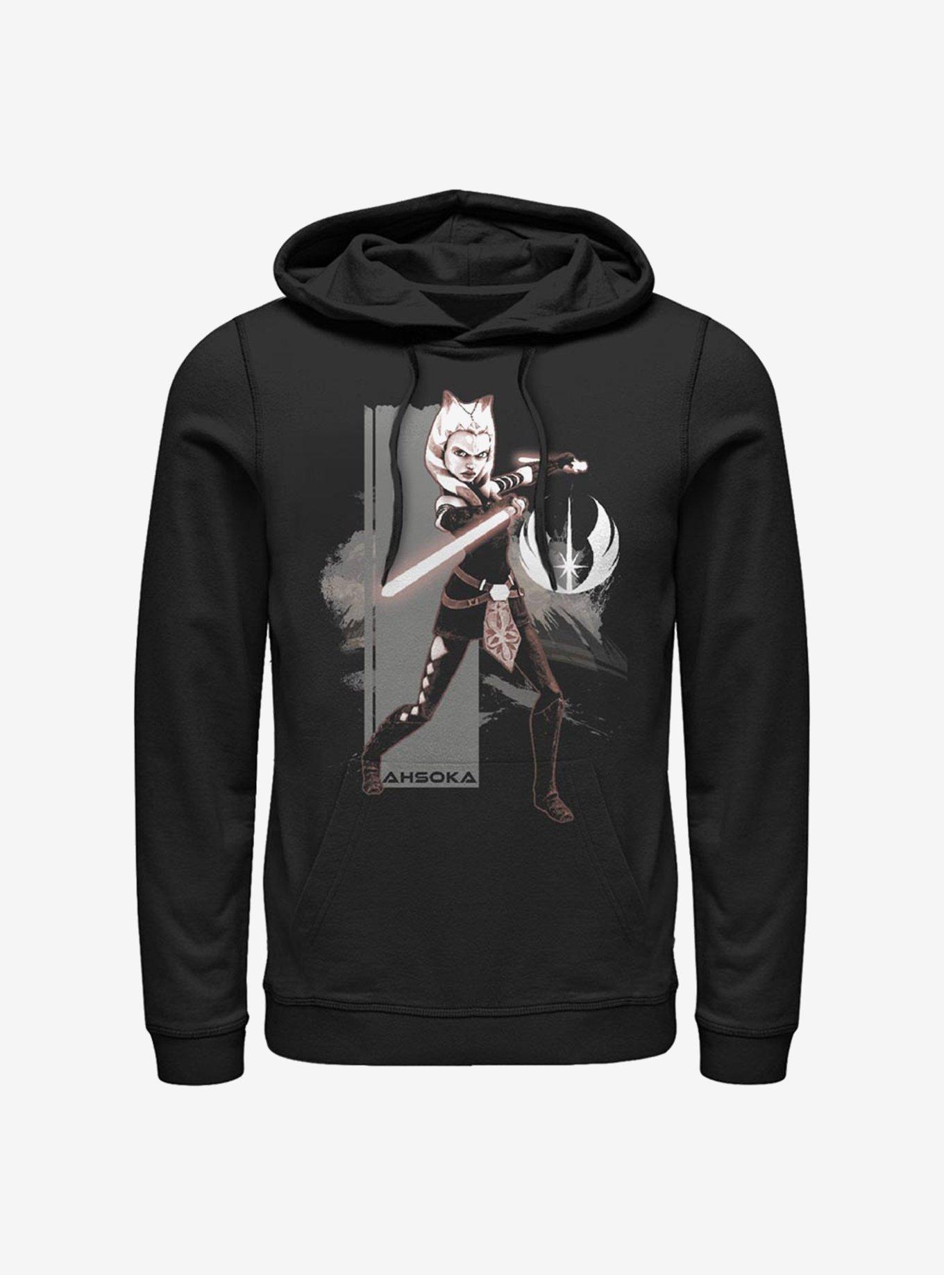 Star Wars Ahsoka Grey Jedi Hoodie, BLACK, hi-res