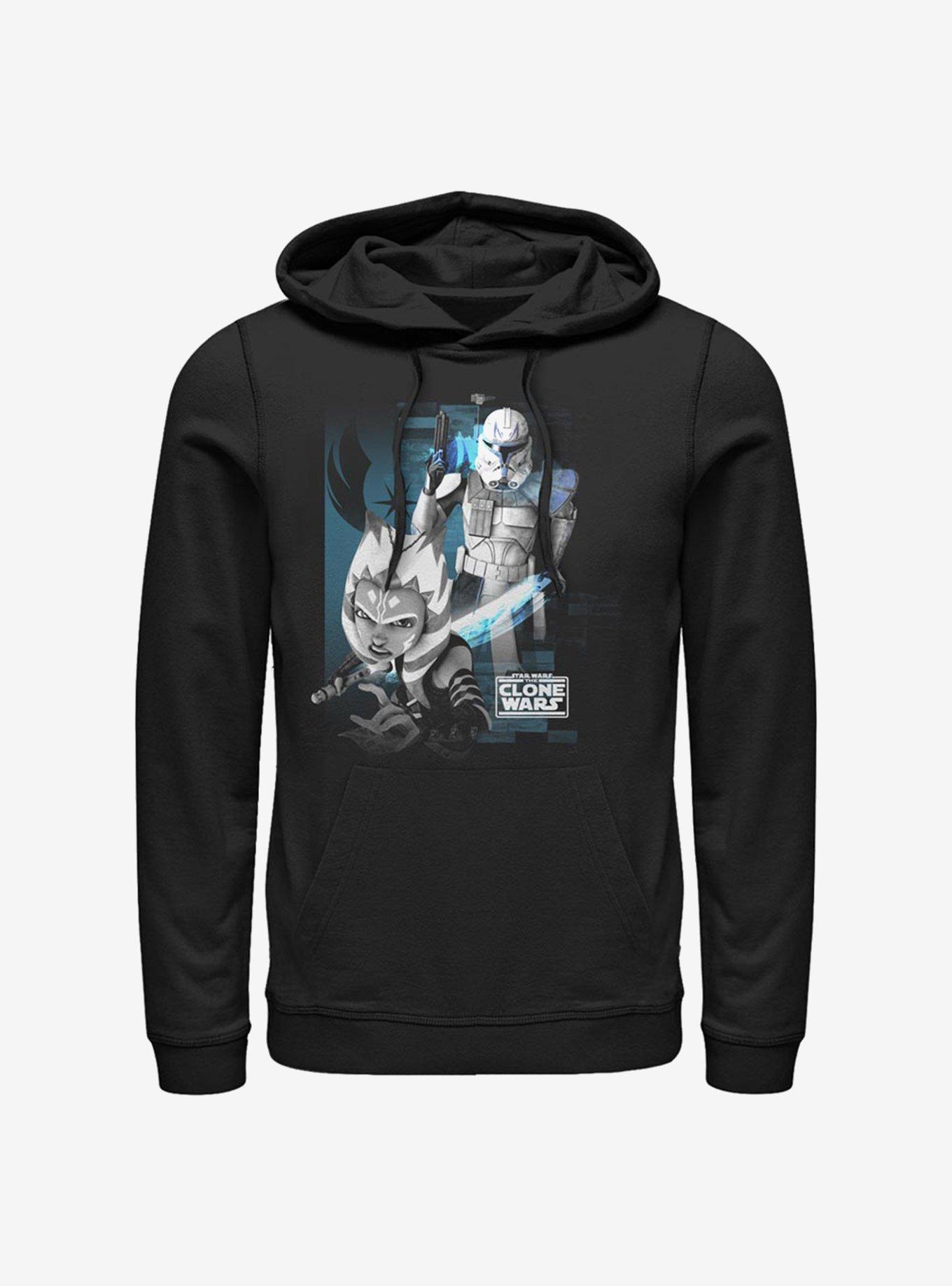 Star Wars The Clone Wars Team Blue Hoodie, BLACK, hi-res