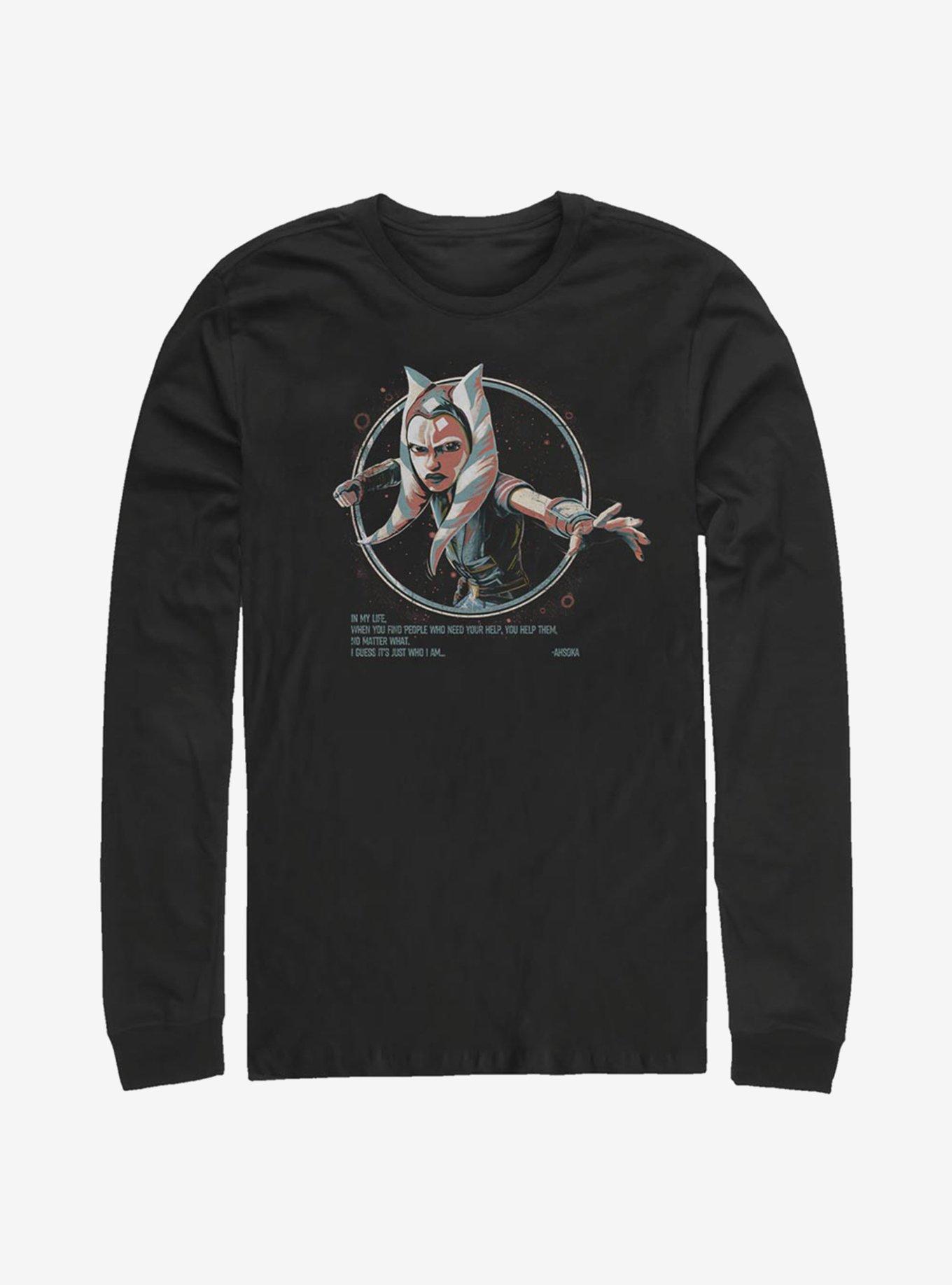 Star Wars: The Clone Wars Ahsoka Just Who I Am Long-Sleeve T-Shirt, , hi-res