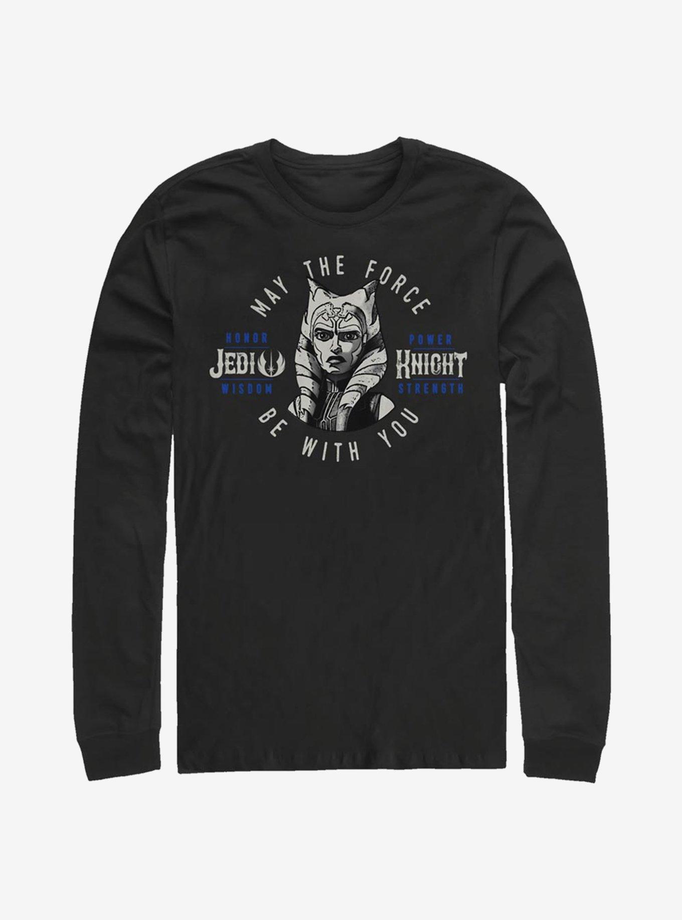 Star Wars The Clone Wars Ahsoka The Force Long-Sleeve T-Shirt, BLACK, hi-res