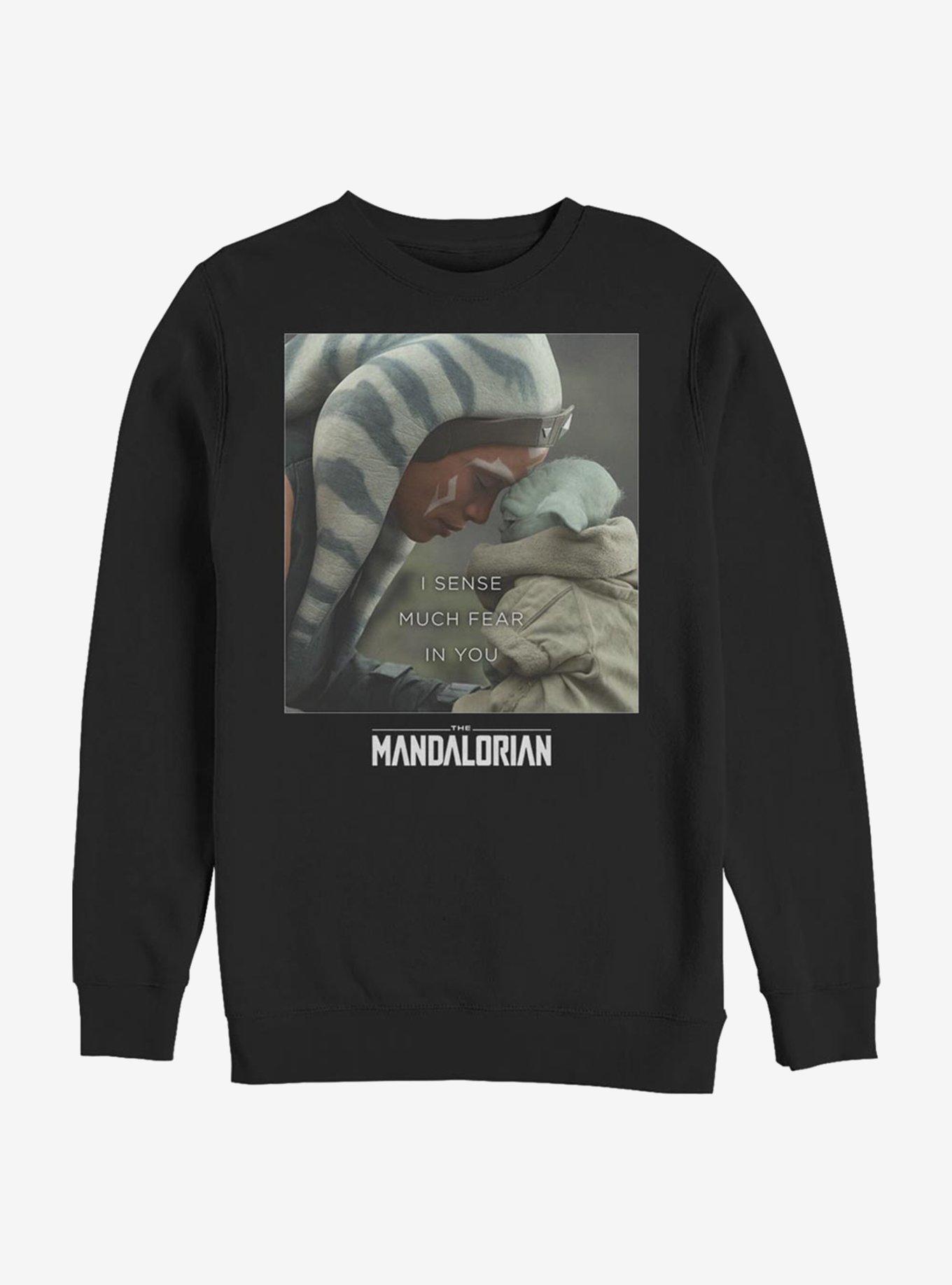 Star Wars The Mandalorian Ahsoka Tano Sense Fear The Child Crew Sweatshirt, , hi-res