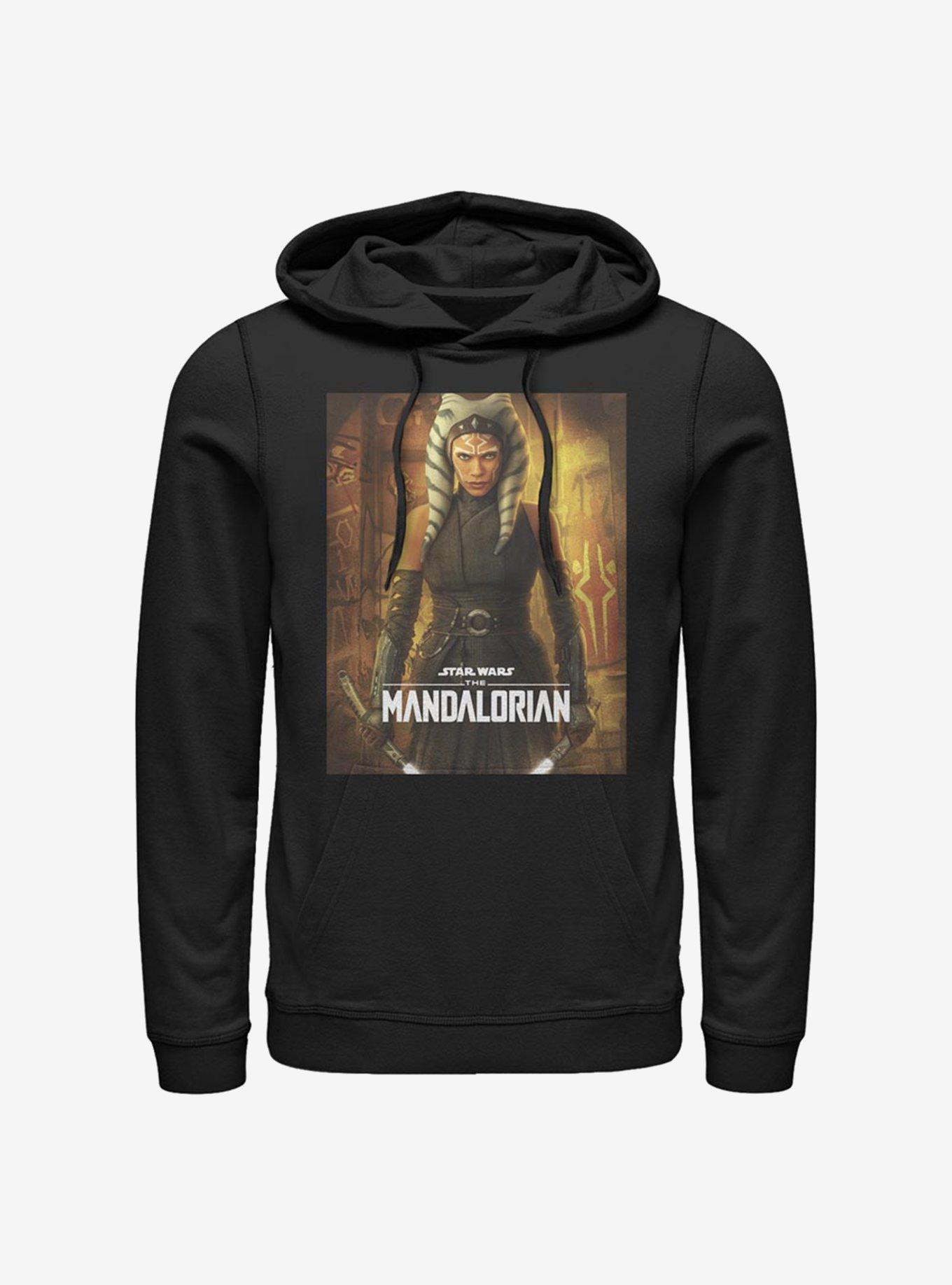 Star Wars The Mandalorian Ahsoka Poster Hoodie, BLACK, hi-res