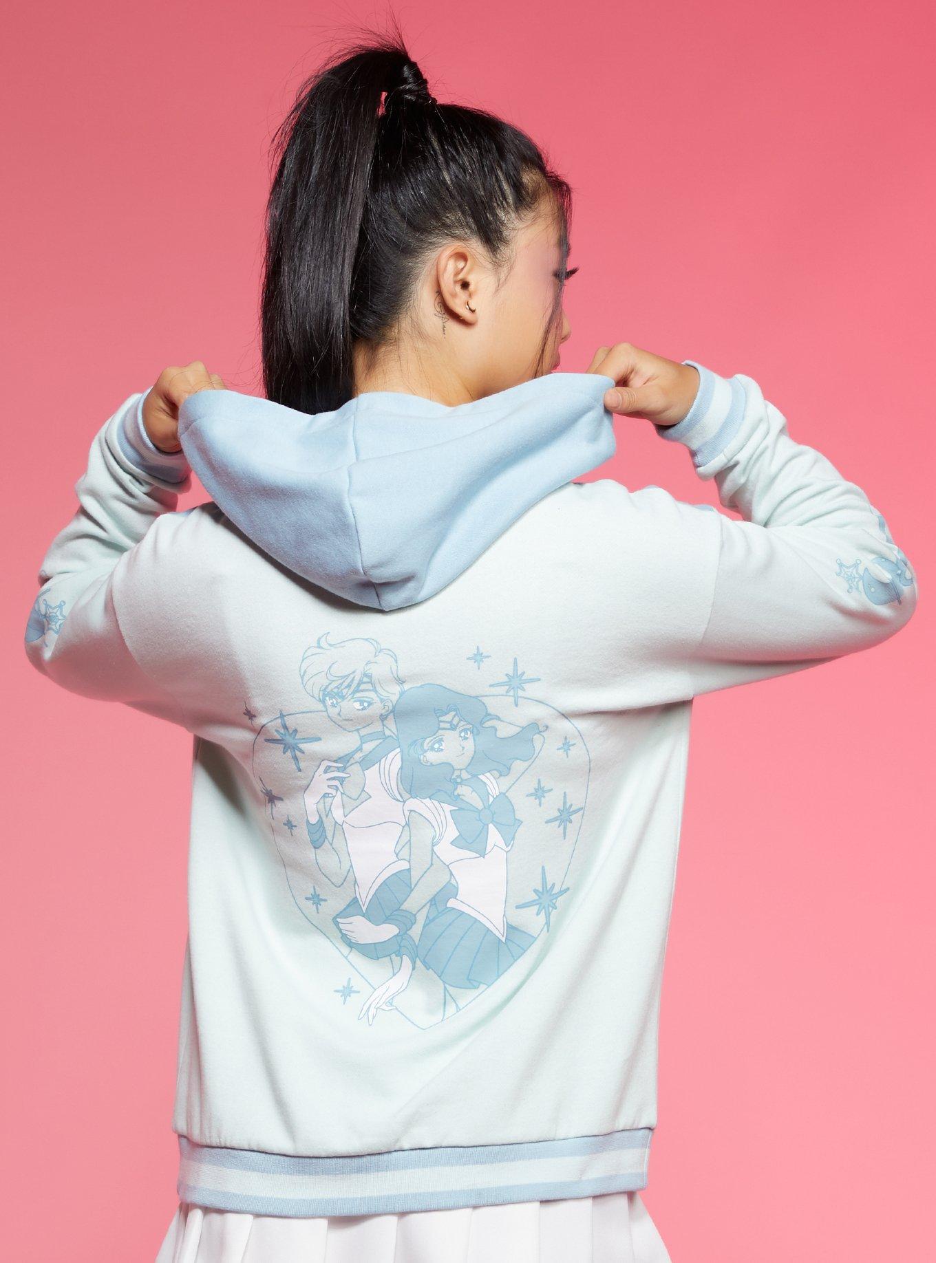 Sailor Moon Sailor Uranus & Sailor Neptune Hoodie, MULTI, hi-res