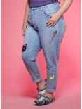 Sailor Moon Icons Embroidered Mom Jeans Plus Size, MULTI, hi-res